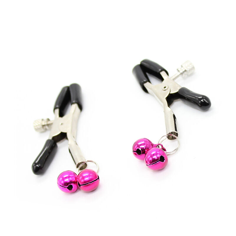 OHMAMA FETISH - NIPPLE CLAMPS WITH PINK BELL - Amore24