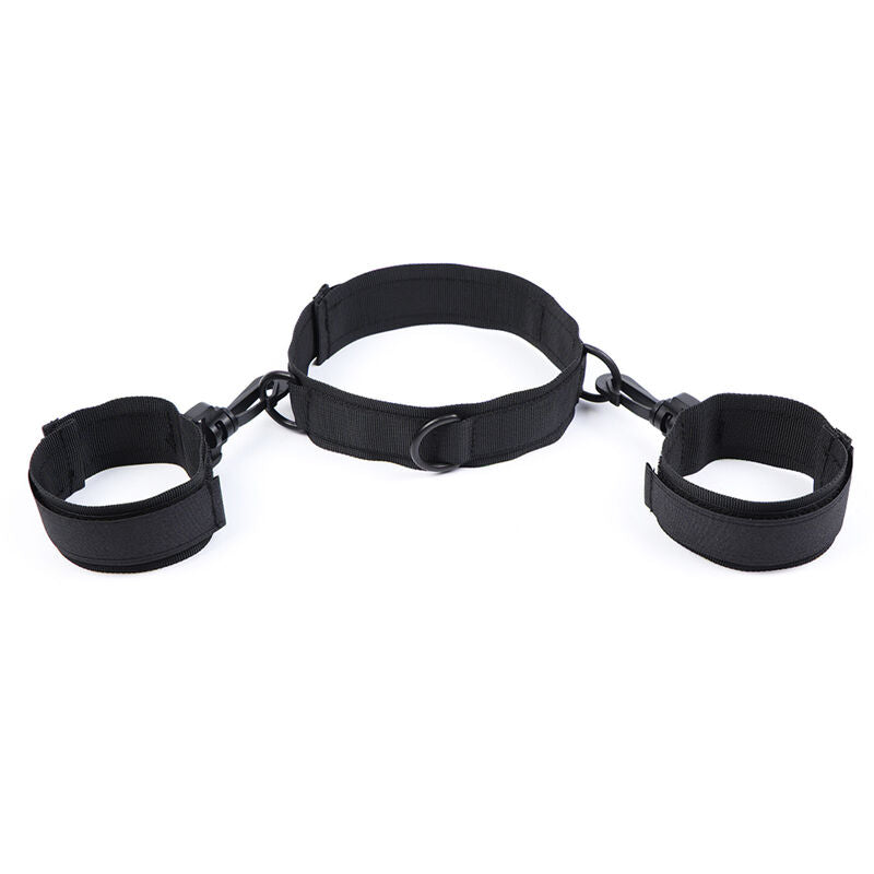 OHMAMA FETISH - NYLON HANDCUFFS AND COLLAR - Amore24