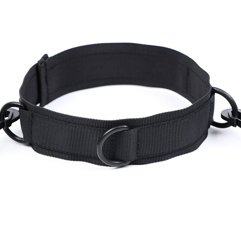 OHMAMA FETISH - NYLON HANDCUFFS AND COLLAR - Amore24