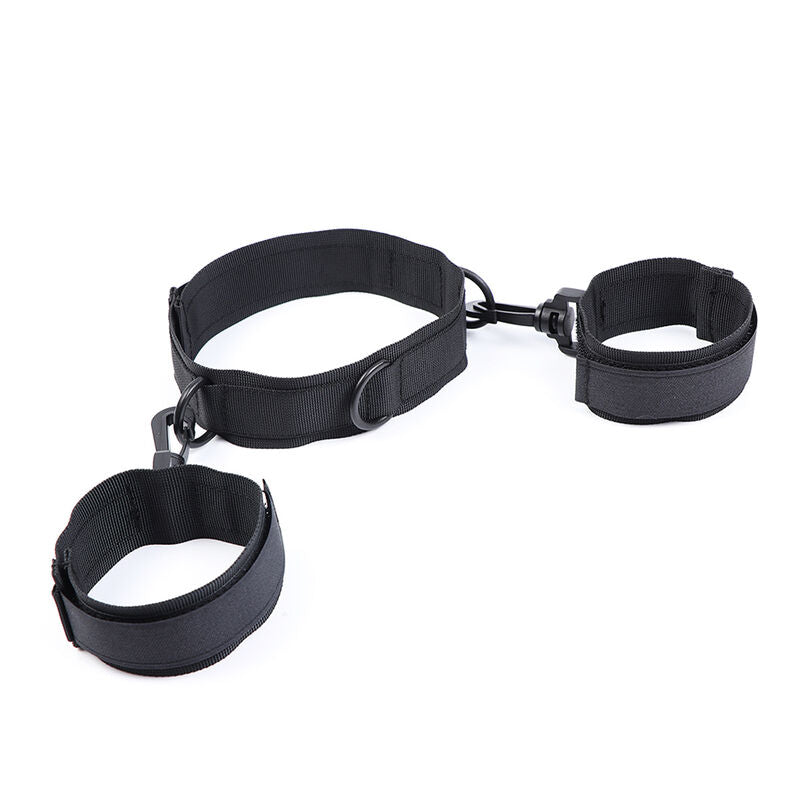 OHMAMA FETISH - NYLON HANDCUFFS AND COLLAR - Amore24