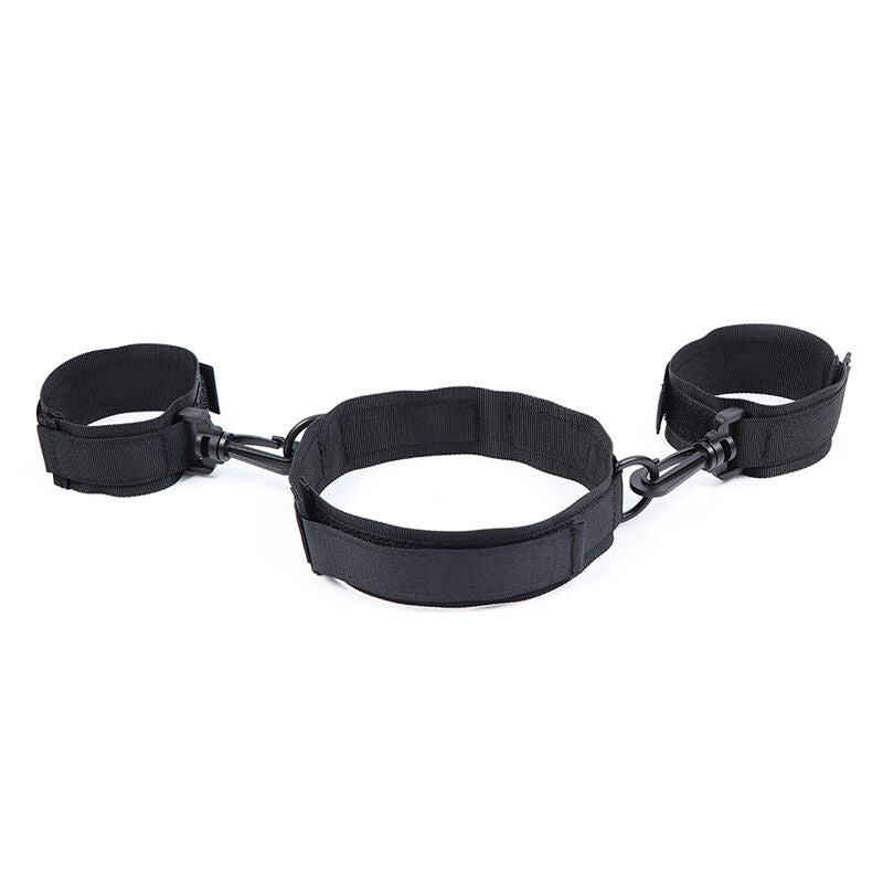 OHMAMA FETISH - NYLON HANDCUFFS AND COLLAR - Amore24