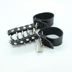 OHMAMA FETISH - PENIS CAGE WITH METAL RINGS AND LEATHER STRAPS - Amore24