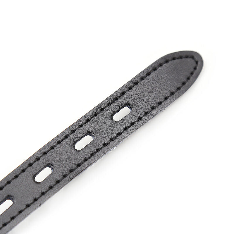 OHMAMA FETISH - SILICONE BALL GAG WITH LEATHER BELT (PADLOCK INCLUDED) - Amore24