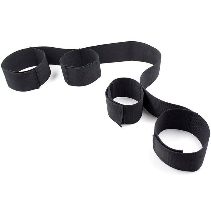 OHMAMA FETISH - SPREADER SOFT BAR FULL NYLON WRIST RESTRAINTS - Amore24