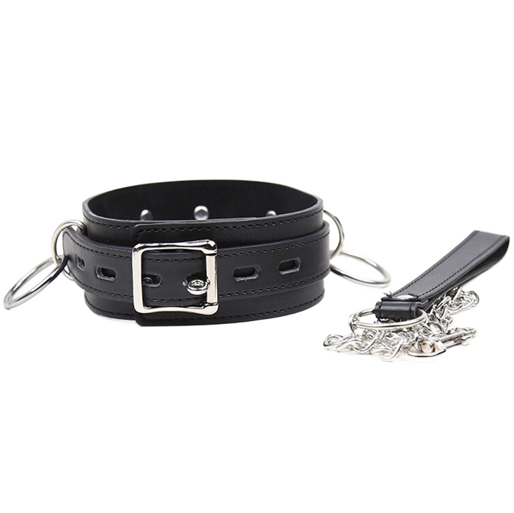 OHMAMA FETISH - SUBMISSION NECKLACE WITH 3 RINGS - Amore24