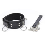 OHMAMA FETISH - SUBMISSION NECKLACE WITH 3 RINGS - Amore24