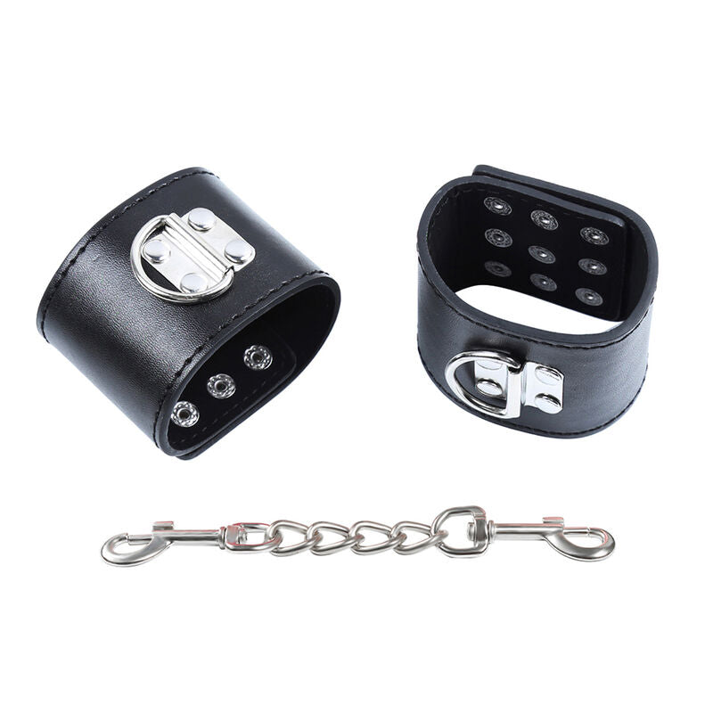 OHMAMA FETISH - WRIST RESTRAINTS SNAP FASTEN METAL - Amore24