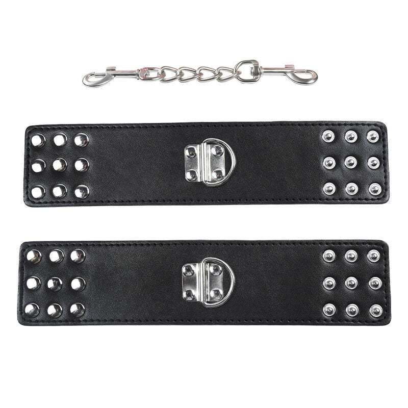 OHMAMA FETISH - WRIST RESTRAINTS SNAP FASTEN METAL - Amore24