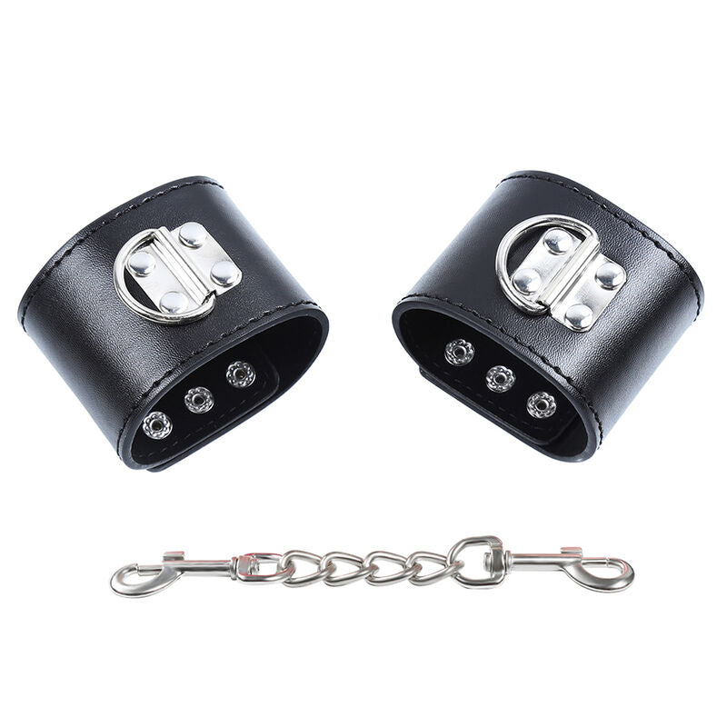 OHMAMA FETISH - WRIST RESTRAINTS SNAP FASTEN METAL - Amore24