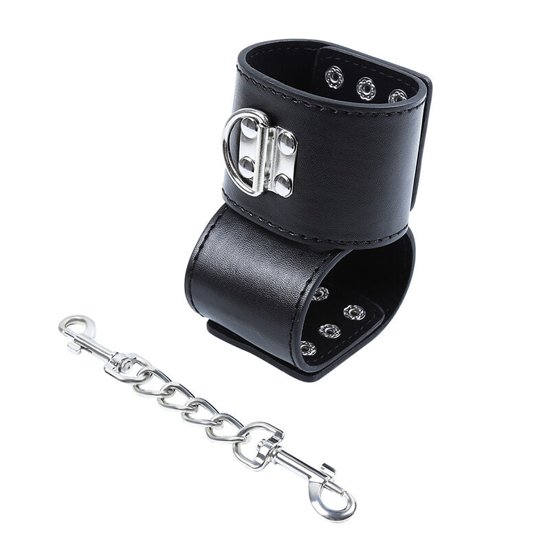 OHMAMA FETISH - WRIST RESTRAINTS SNAP FASTEN METAL - Amore24