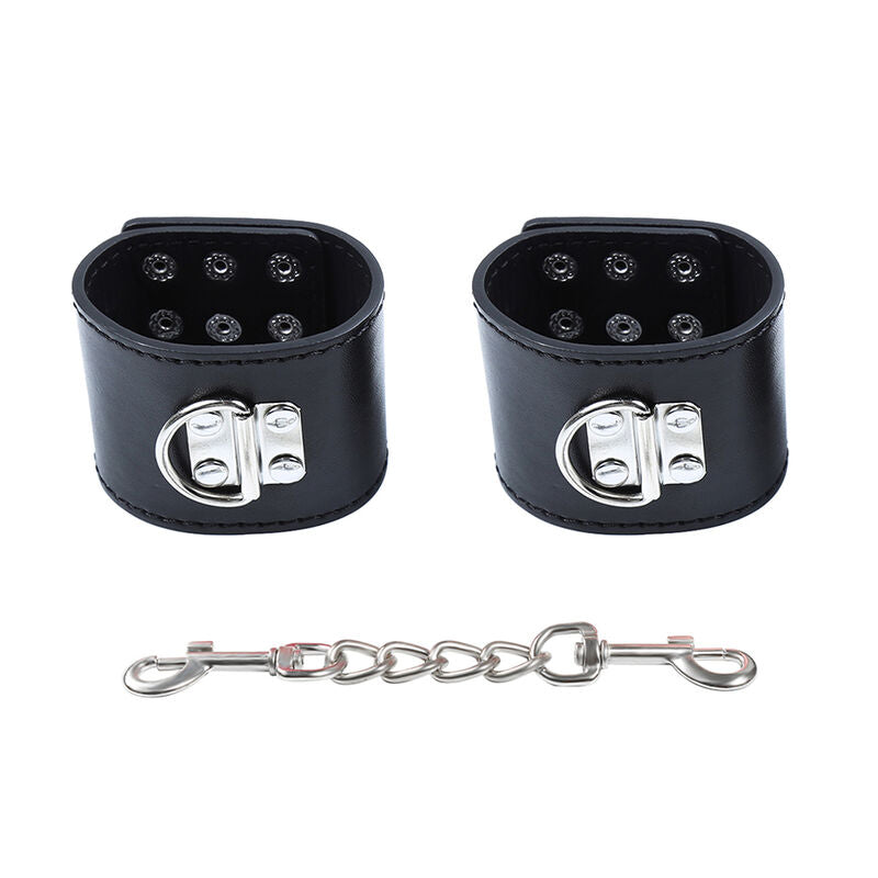 OHMAMA FETISH - WRIST RESTRAINTS SNAP FASTEN METAL - Amore24