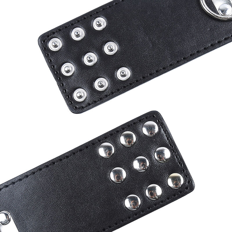 OHMAMA FETISH - WRIST RESTRAINTS SNAP FASTEN METAL - Amore24