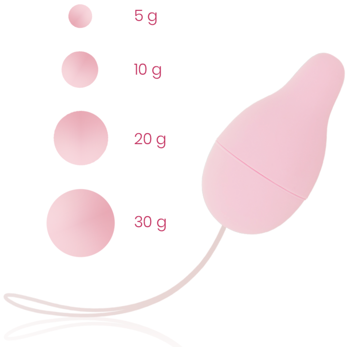 OHMAMA - PELVIC FLOOR DEVELOPER KEGEL WEIGHT SYSTEM - Amore24