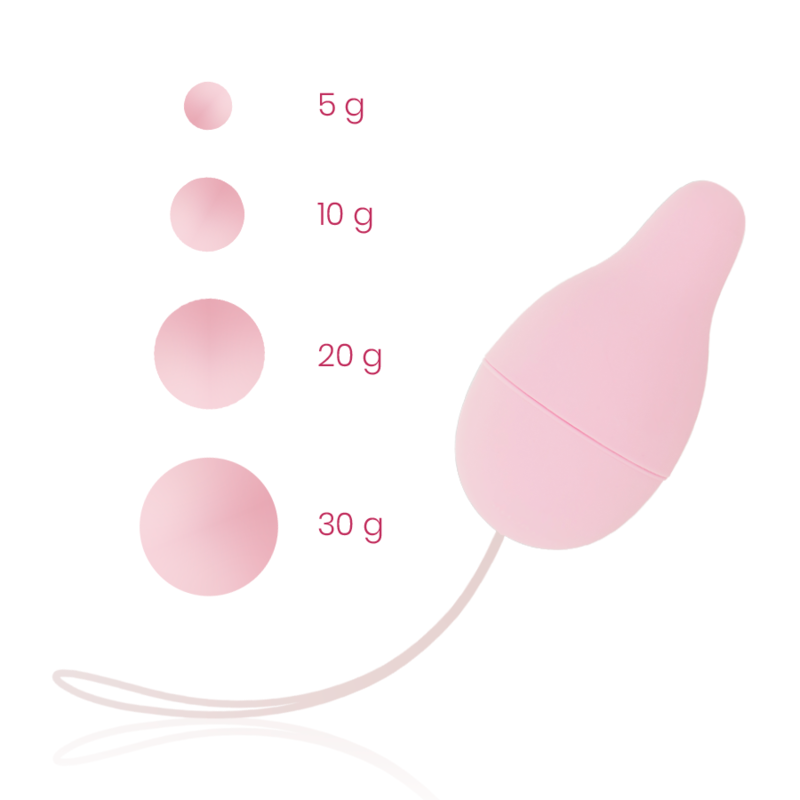 OHMAMA - PELVIC FLOOR DEVELOPER KEGEL WEIGHT SYSTEM - Amore24