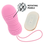 OHMAMA - REMOTE CONTROL EGG 7 MODES ROTATION PINK - Amore24