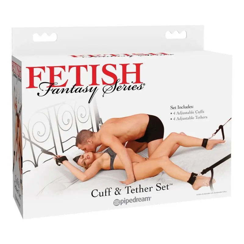 FETISH FANTASY CUFF AND TETHER SET - Amore24