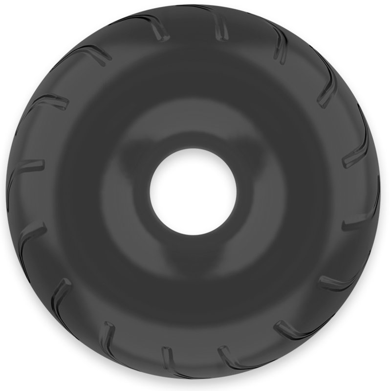 POWERING - SUPER FLEXIBLE AND RESISTANT PENIS RING 5CM PR08 BLACK - Amore24