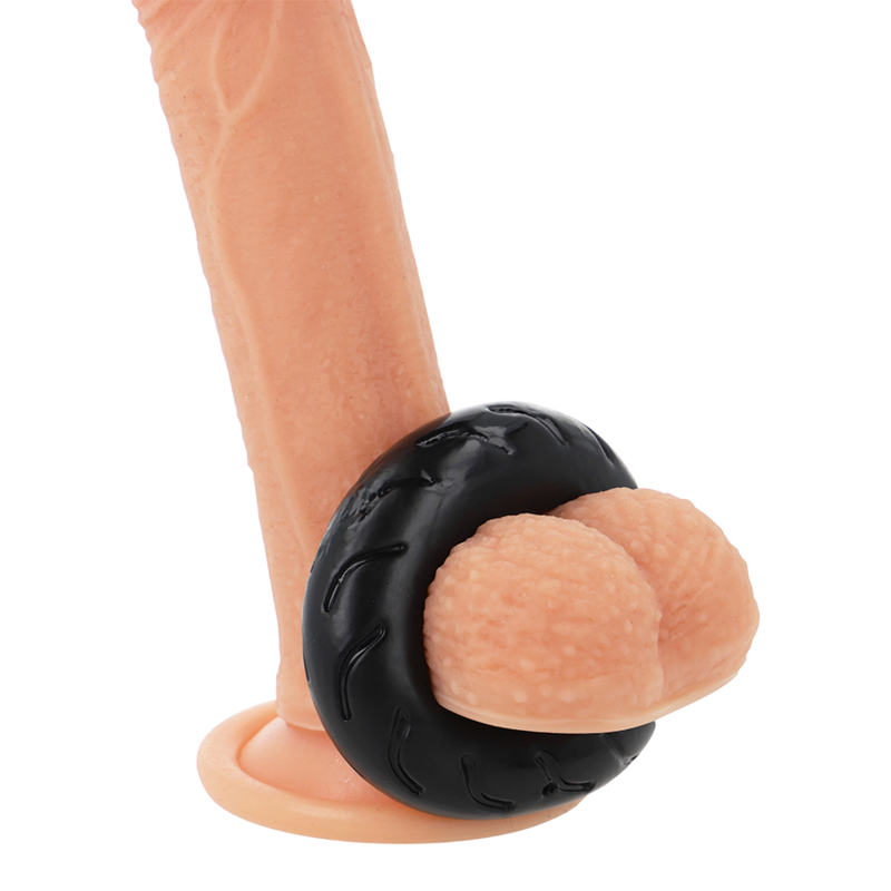 POWERING - SUPER FLEXIBLE AND RESISTANT PENIS RING 5CM PR08 BLACK - Amore24