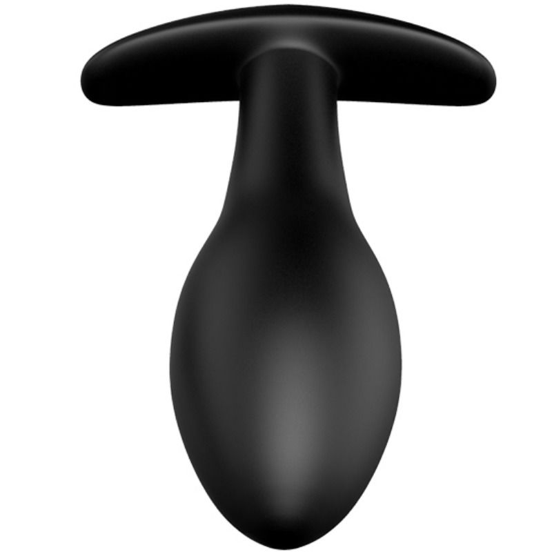 PRETTY LOVE - ANAL PLUG ANCHOR FORM SILICONE 12 VIBRATION MODES BLACK - Amore24