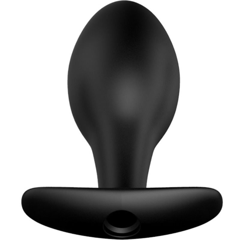 PRETTY LOVE - ANAL PLUG ANCHOR FORM SILICONE 12 VIBRATION MODES BLACK - Amore24