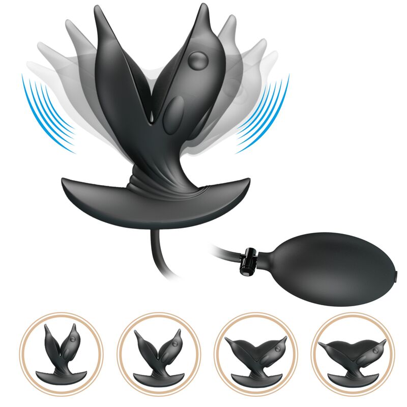 PRETTY LOVE - INFLATABLE & RECHARGEABLE DELFIN ANAL PLUG - Amore24