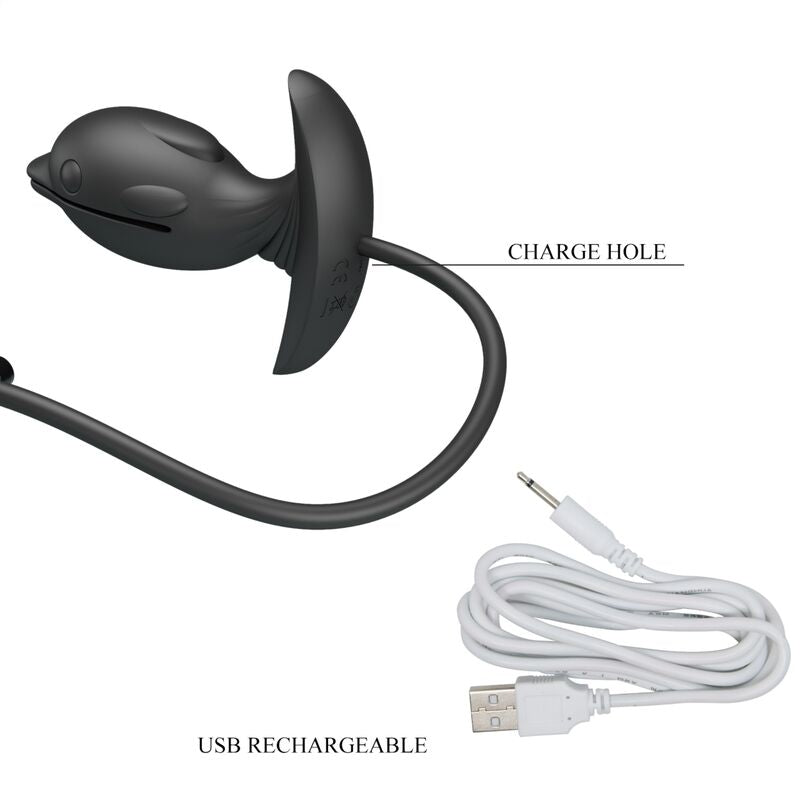 PRETTY LOVE - INFLATABLE & RECHARGEABLE DELFIN ANAL PLUG - Amore24