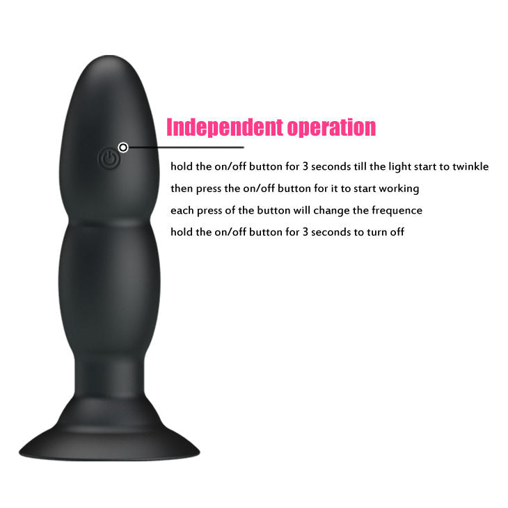 PRETTY LOVE - PLUG VIBRATOR AND ROTATION BY REMOTE CONTROL - Amore24