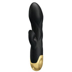 PRETTY LOVE - BLACK RECHARGEABLE GOLD PLATED LUXURY VIBRATOR - Amore24