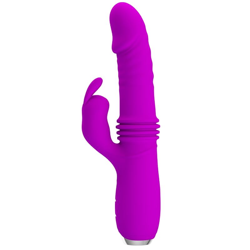 PRETTY LOVE - DOROTHY PURPLE RECHARGEABLE RABBIT VIBRATOR - Amore24