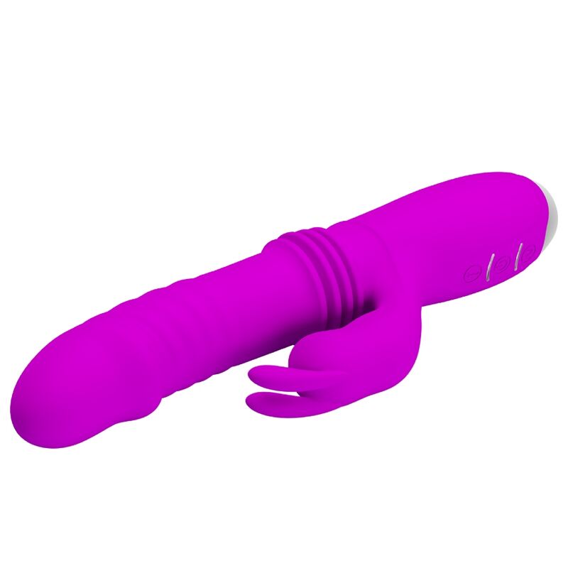 PRETTY LOVE - DOROTHY PURPLE RECHARGEABLE RABBIT VIBRATOR - Amore24