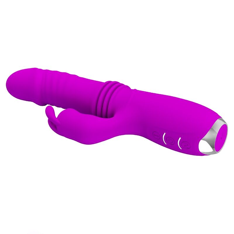 PRETTY LOVE - DOROTHY PURPLE RECHARGEABLE RABBIT VIBRATOR - Amore24