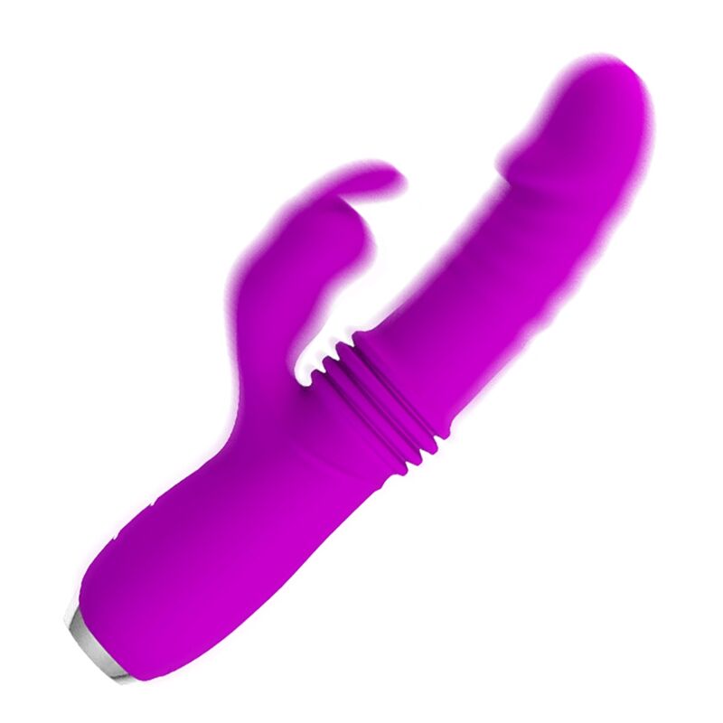 PRETTY LOVE - DOROTHY PURPLE RECHARGEABLE RABBIT VIBRATOR - Amore24