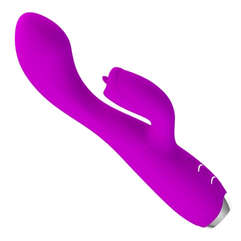 PRETTY LOVE - GLORIA RECHARGEABLE RABBIT VIBRATOR-WATERPROOF PURPLE - Amore24