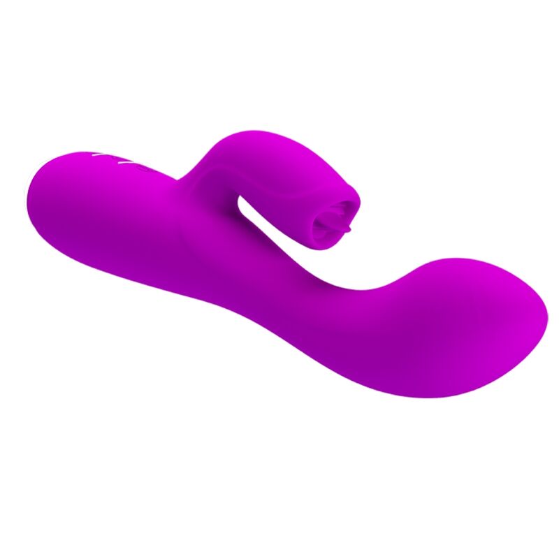 PRETTY LOVE - GLORIA RECHARGEABLE RABBIT VIBRATOR-WATERPROOF PURPLE - Amore24