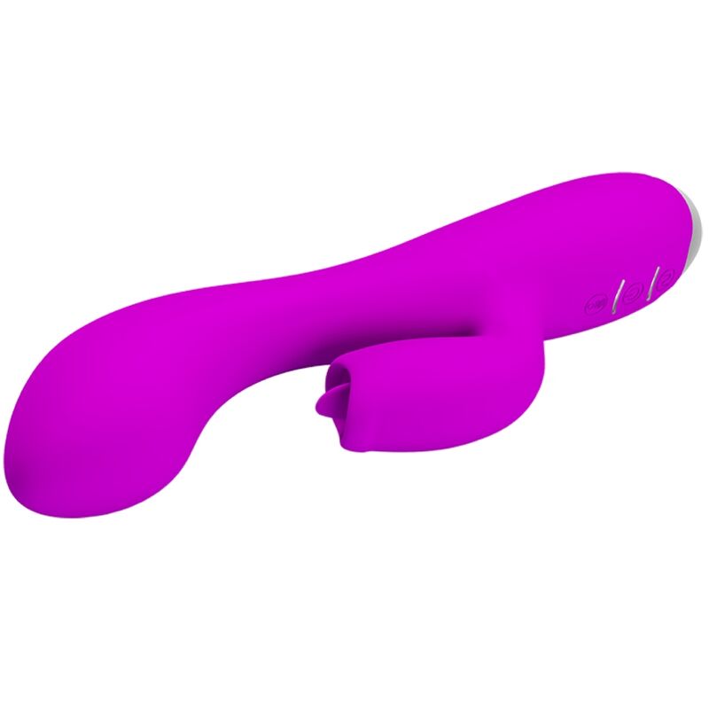 PRETTY LOVE - GLORIA RECHARGEABLE RABBIT VIBRATOR-WATERPROOF PURPLE - Amore24
