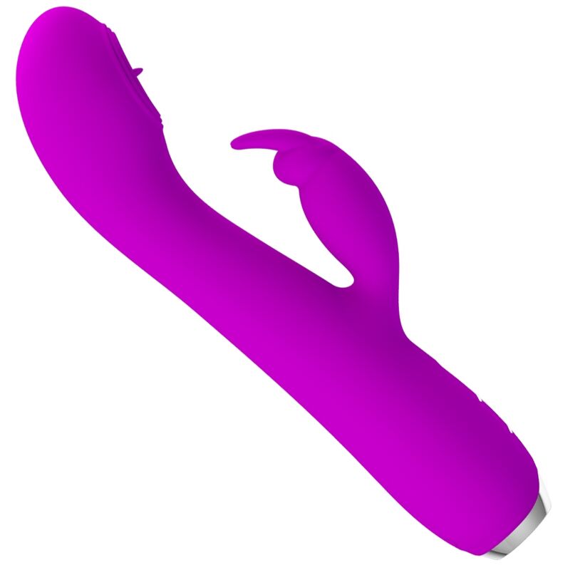 PRETTY LOVE - RACHEL RECHARGEABLE VIBRATOR WITH PURPLE SUCKER - Amore24