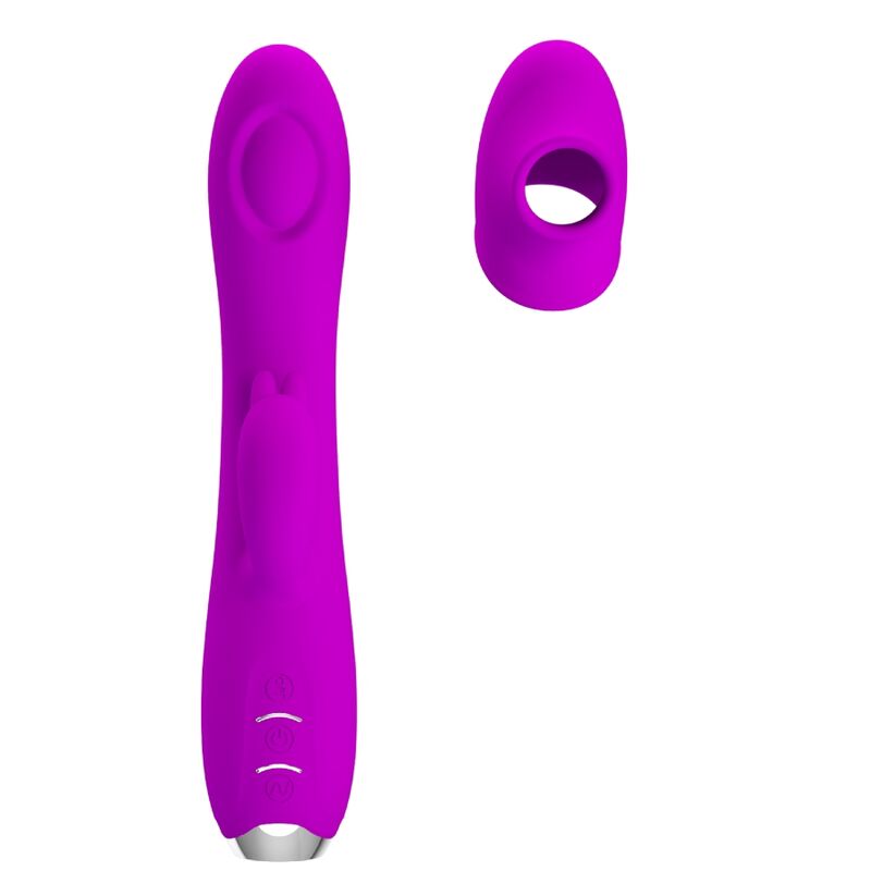 PRETTY LOVE - REGINA RECHARGEABLE VIBRATOR-SUCKER PURPLE - Amore24