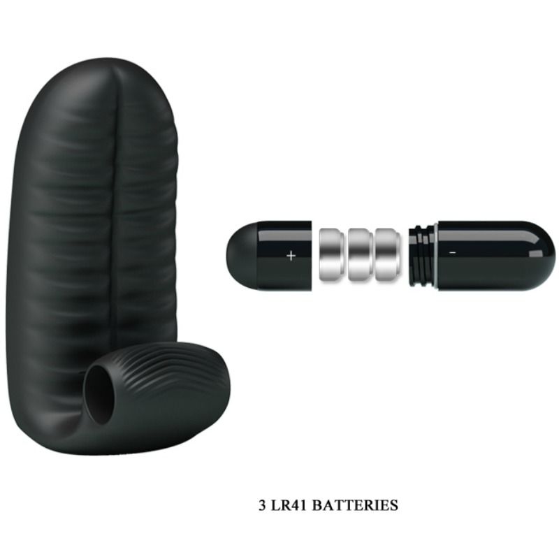 PRETTY LOVE - ABBOTT BLACK STIMULATOR THIMBLE - Amore24
