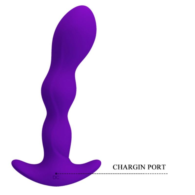 PRETTY LOVE - ANAL MASSAGER 12 LILAC VIBRATION MODES - Amore24