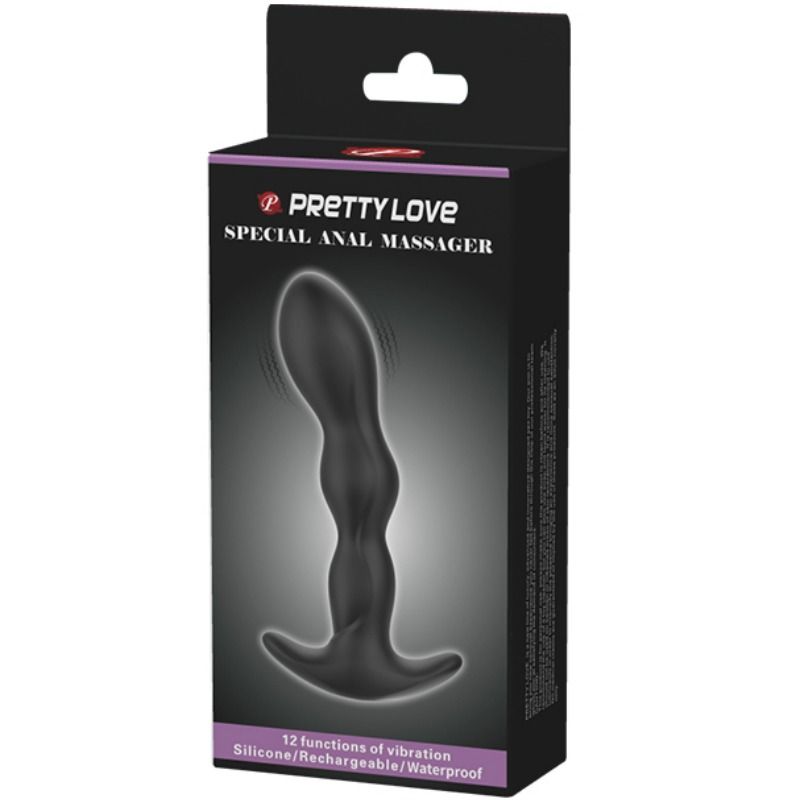 PRETTY LOVE - ANAL MASSAGER 12 VIBRATION MODES - Amore24