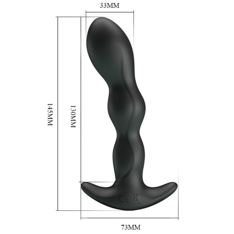 PRETTY LOVE - ANAL MASSAGER 12 VIBRATION MODES - Amore24