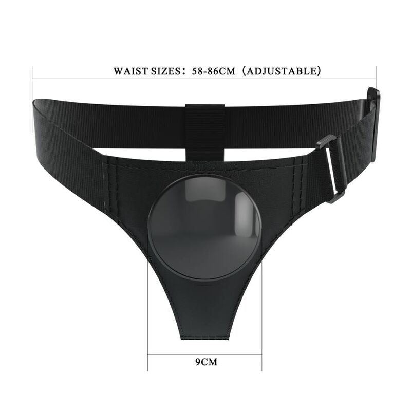PRETTY LOVE - BLACK UNIVERSAL HARNESS - Amore24