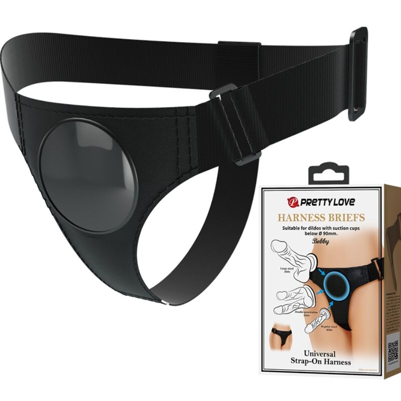 PRETTY LOVE - BLACK UNIVERSAL HARNESS - Amore24