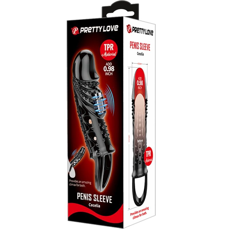 PRETTY LOVE - CECELIA BLACK PENIS SHEATH - Amore24