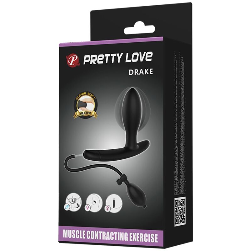 PRETTY LOVE - DRAKE INFLATABLE ANAL PLUG - Amore24