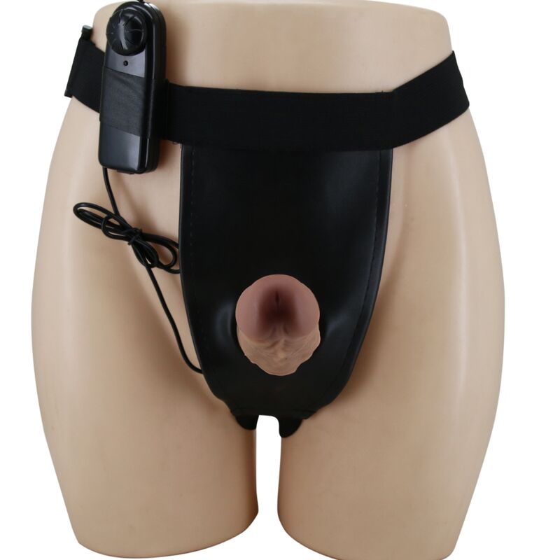 PRETTY LOVE - HARNESS BRIEFS WITH VIBRATION DILDO INCLUDED - Amore24