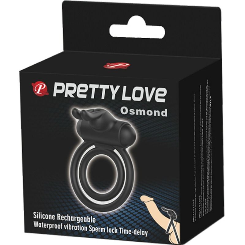 PRETTY LOVE - OSMOND SILICONE VIBRATOR RING - Amore24