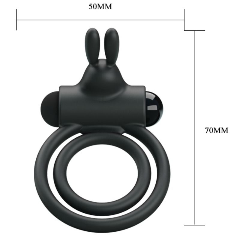 PRETTY LOVE - OSMOND SILICONE VIBRATOR RING - Amore24
