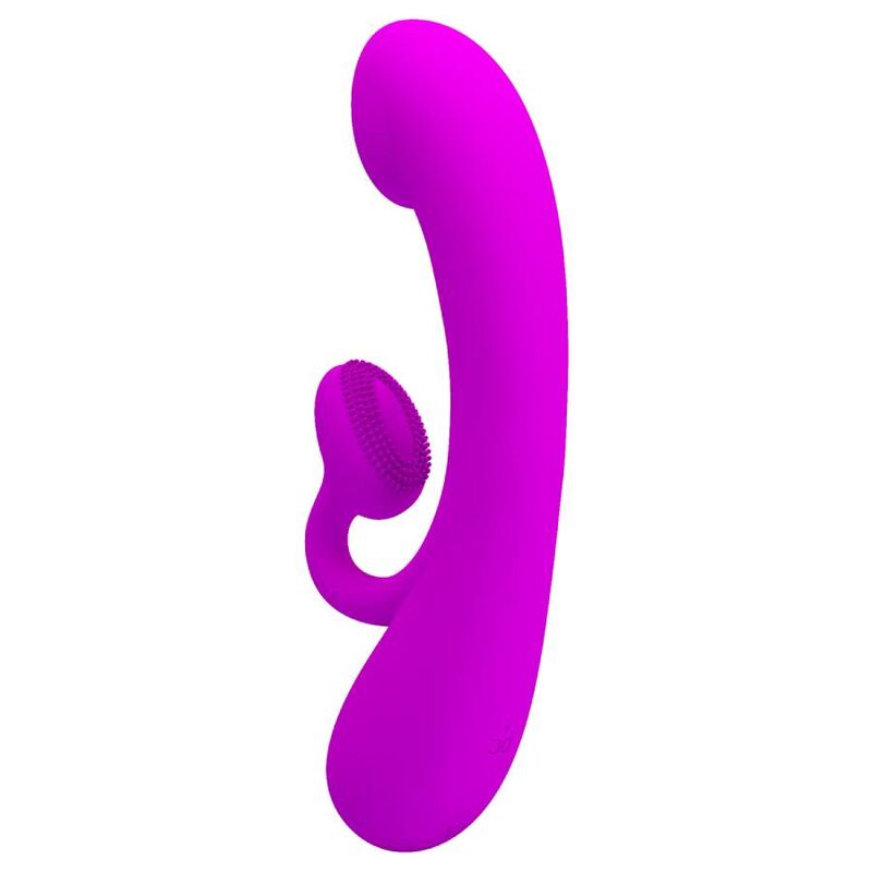 PRETTY LOVE - SINCERE VIBRATOR AND CLITORIS SUCKER PURPLE SILICONE - Amore24