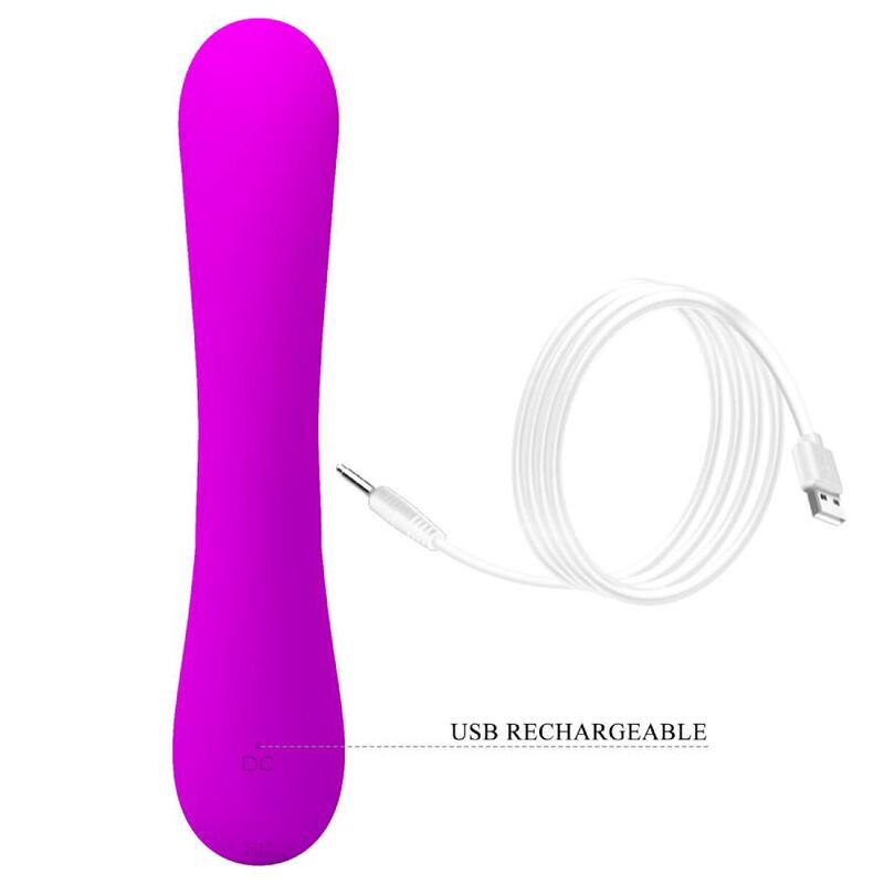 PRETTY LOVE - SINCERE VIBRATOR AND CLITORIS SUCKER PURPLE SILICONE - Amore24